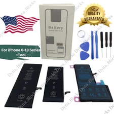 Replacement Internal Battery For iPhone 11 12 13 Pro Max XR XS Tool Adhesive Lot