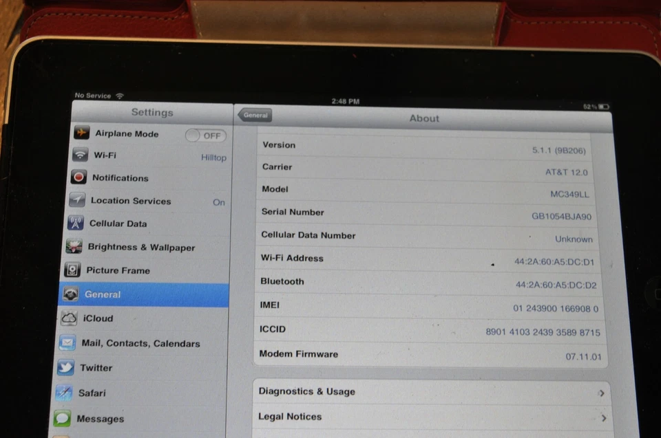 Tablet Apple iPad 1ª Generación WiFi +3G 16GB A1337 Foto 3 de 4