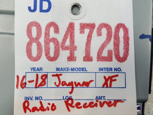 2016 2017 2018 JAGUAR XF FM/ AM RADIO RECEIVER CHASSIS OEM USED - Picture 8 of 8