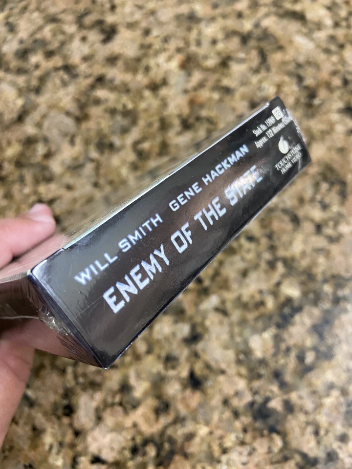 Nice Enemy Of The State Will Smith Gene Hackman Sealed Rental VHS Cassette Tape - Image 4 of 4