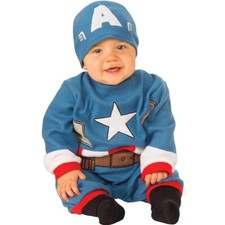 Rubie's Costume Bambino da Capitan America Marvel supereroe neonato 0-6 mesi
