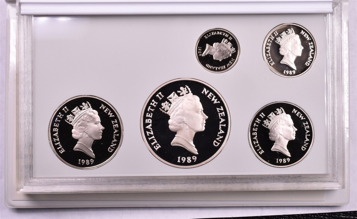 1989 New Zealand 5 Coin Proof Set | eBay