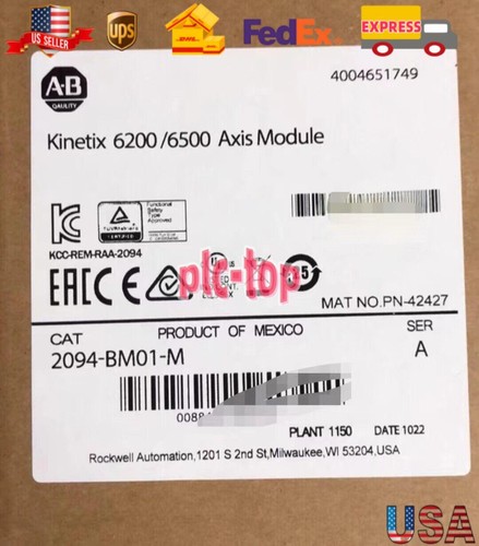 2094-BM01-M KINETIX 6200/6500 AXIS POWER MODULE 400/460V 9A Neu Versiegelt AB