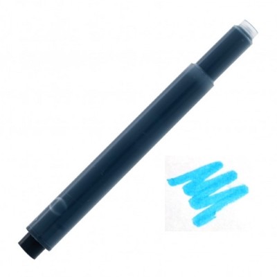 20 - Fountain Pen Refill Ink Cartridges for Lamy Pens, Sea Glass Blue, T10