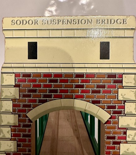 Thomas & Friends Ferrocarril de madera colapsado Sodor puente colgante - Imagen 3 de 20