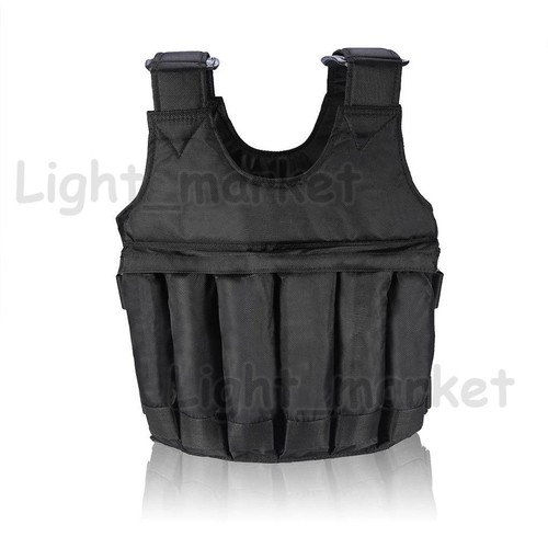 110lb Weight Vest Weighted Adjustable Training Fitness Workout Strength Exercise - Picture 10 of 12