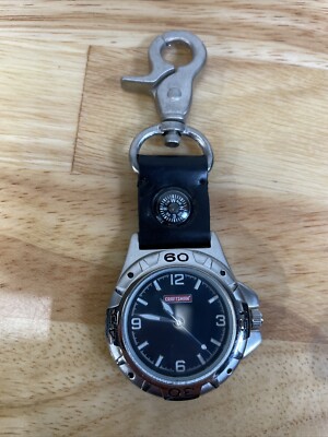 Craftsman Pocket Watch Unisex #ZM10061 --Black/Silver