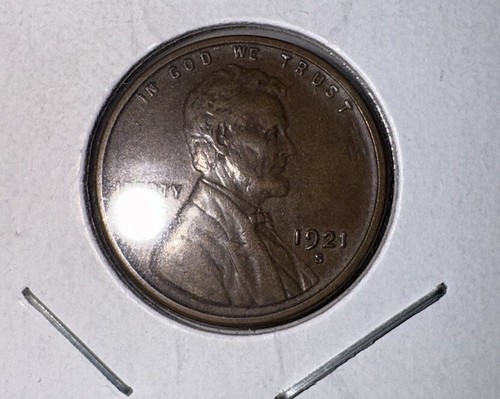 1921 S Lincoln Wheat Cent XF+ - Picture 2 of 3