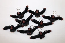 Kipling Monkey Keychain Ring Black