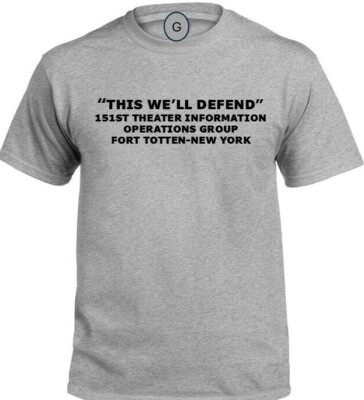 151ST THEATER INFORMATION OPERATIONS*FORT TOTTEN-NY *INDIVIDUAL UNIT PT SHIRT