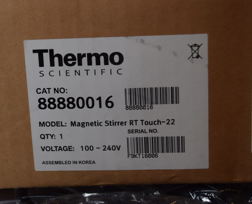 Thermo Scientific 88880016 Magnetic Stirrer RT Touch-22 100-240v (NEW) - Picture 2 of 7