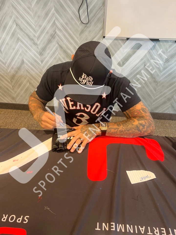 Dustin Poirier autographed signed framed glove UFC JSA COA Michael Chandler - Image 2 of 2