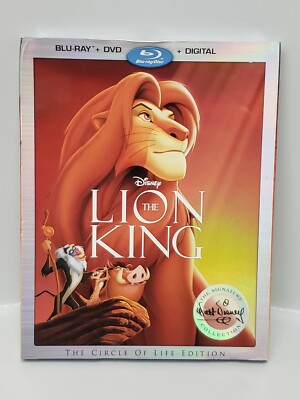 DISNEY THE LION KING BLU-RAY, DVD, Digital Code Sealed New
