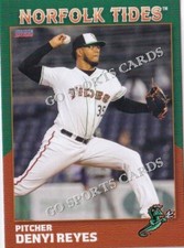 2022 Norfolk Tides 1st Denyi Reyes RC Rookie Baltimore Orioles DR