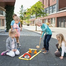 BS Mini-Golf-Spiel | Holzspiel | Garten | Indoor | zu Hause | Minigolf | Kinder