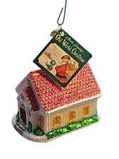Old World Christmas Country Church Ornament 2001 New W Tags