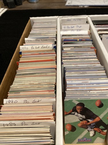 1989, 1990, 1991, 1992 Pro Line, Pro set Football Lot