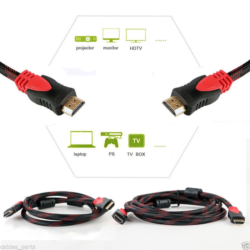 CableVantage PREMIUM HDMI CABLE 100feet 100FT For 3D DVD PS4 Xbox One HDTV Red