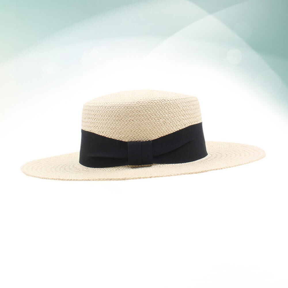 Beach Party Hat Summer Straw Hat Adjustable Sun Hat Travel Straw Hat