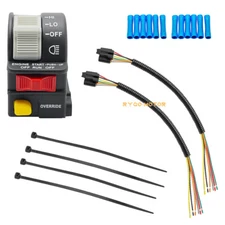 Handlebar Switch w/ Pigtail Harness Pulg for Polaris Scrambler 400 Xplorer 250
