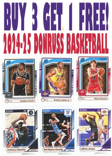 2024-25 Panini Donruss Basketball 1-250 (BUY 3 GET 1) You Pick/Complete Your Set