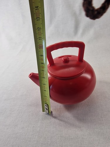 Eieruhr Teekanne retro vintage Rarität rot midcentury alt Zeitmesser Teeuhr Tee - Bild 11 von 15