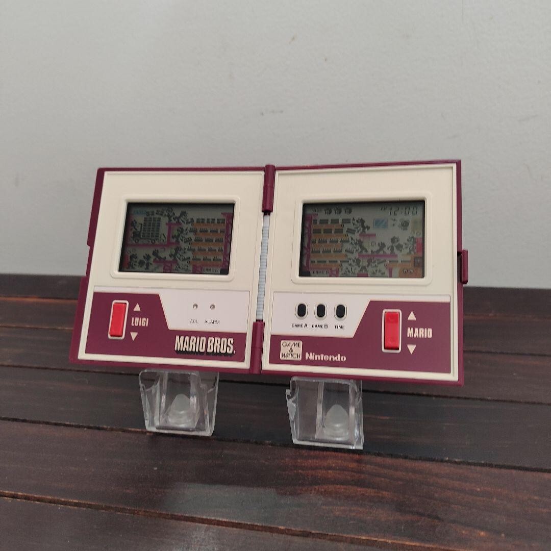 任天堂 - ゲームウォッチ 任天堂 MARIO BROS. レア ビンテージ 80s 任天堂 超レア ヴィンテージ ゲームウォッチ GAME&WATCH
