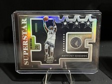 Anthony Edwards 2021-22 Contenders Optic Basketball Silver Prizm Superstar #3
