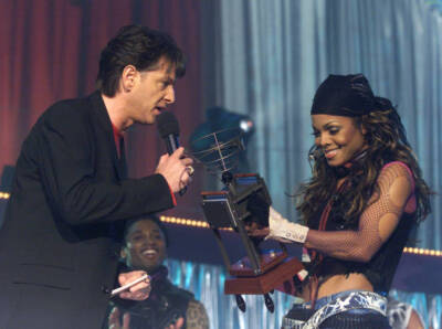 Janet Jackson get special TMF Award at the 2001 TMF Awards in Rott- Old Photo 9
