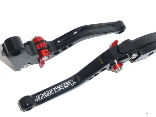 HONDA CBR929RR 2000 - 2001 SHORT BLACK BRAKE & CLUTCH LEVERS SET ROAD TRACK S17T - Picture 2 of 10