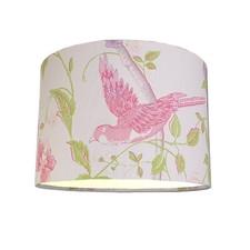 Lampshades in Laura Ashley Summer Palace Cerise Pink Fabric FREE DELIVERY