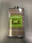 Antique Kidney Shape Finish Brass Liquor Hip Flask  Capacity 7 Ounce