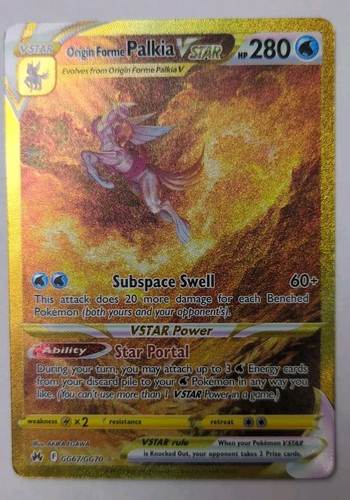 Pokémon TCG Origin Forme Palkia VSTAR Crown Zenith: Galarian Gallery ...
