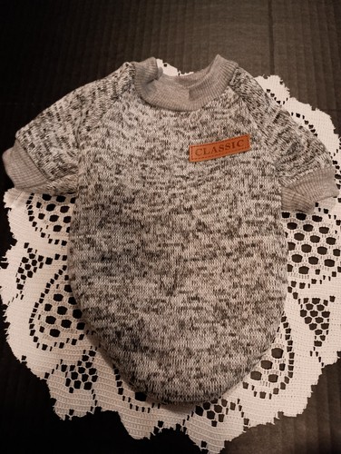 Cute & Cozy Variegated Pet Sweater/Sweatshirt-Size Small (3-4 lbs)-Choose Color - Picture 8 of 13