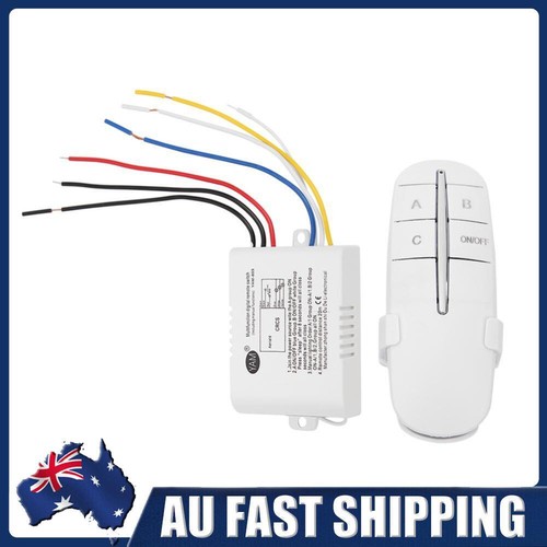 Wireless Digital RF Remote Control Switch ON/OFF 220V Lamp Receiver ...