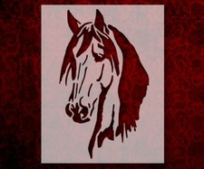 Horse Head 8.5" x 11" Custom Stencil FAST FREE SHIPPING 366