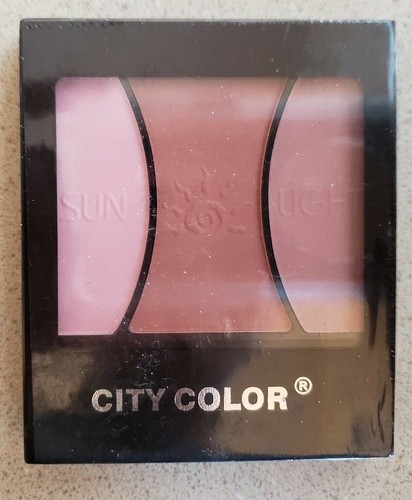 BUY 2 GET 1 FREE (Add 3 To Cart) City Color Blush/ Blush Bronzer Palette - Picture 2 of 4