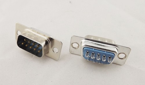 1x D-SUB DB9 9Pin Male Plug PCB RS232 Serial Solder Type Connector Socket PC Use - Picture 3 of 7
