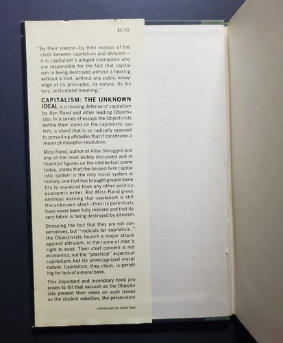 Ayn Rand, Capitalism: The Unknown Ideal, 1966 Hardcover, 5th Printing - Picture 7 of 12