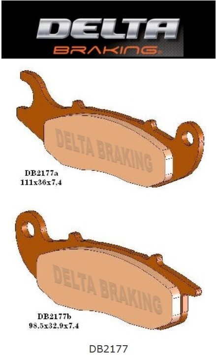 Plaquettes de frein KH465 anti-usure pour résoudre le manque de mordant sur AJP PR7