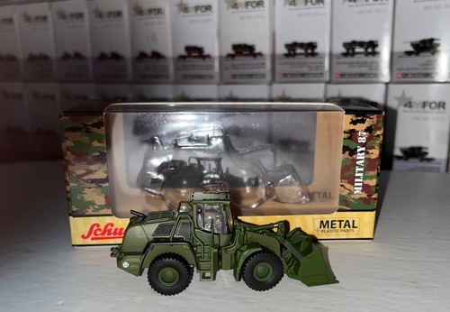 Cargador de ruedas Schuco Military Liebherr 550 Bundeswehr escala 1/87 HO