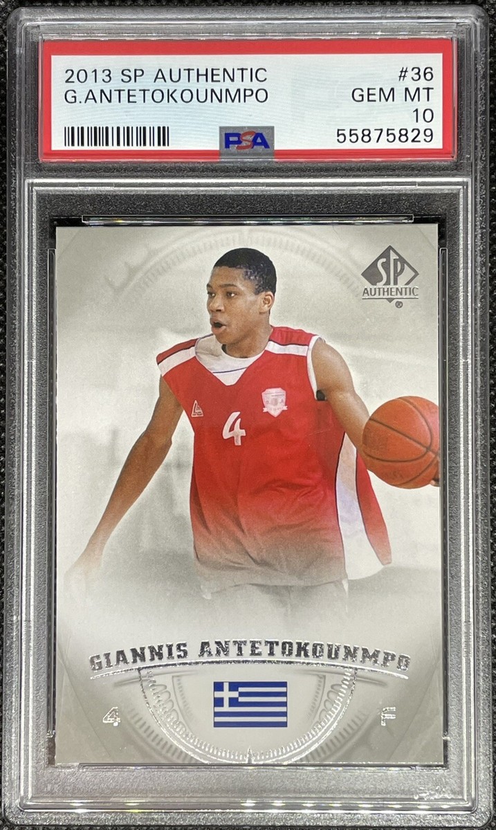 2013 SP Authentic Giannis Antetokounmpo RC PSA 10!! | eBay