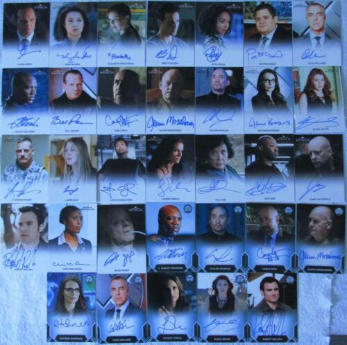 2015 Agents Of S.H.I.E.L.D. Season 1 AUTOGRAPH LOT Of 33 Cards Bill Paxton Ming- - Picture 1 of 1