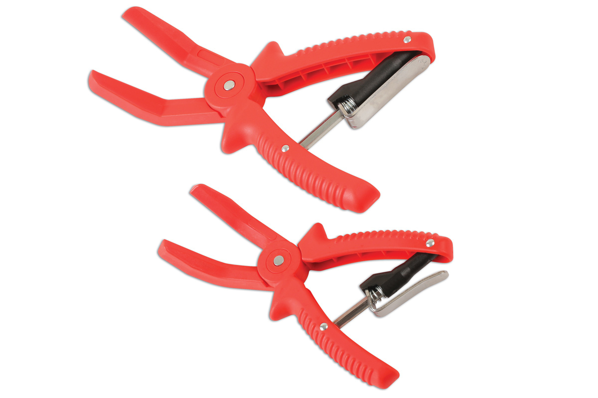 New Release Spring Loaded Flexi Brake Pipe Fuel Line Coolant Hose Clamp ...