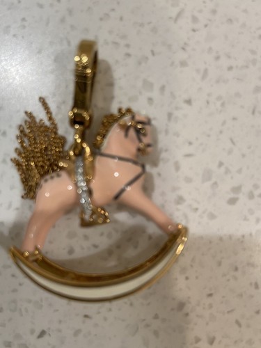 JUICY COUTURE Pink Rocking Horse Charm Retired YJRU2430 NIB - Picture 13 of 13