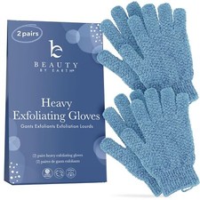 Exfoliating Glove 4 Pcs 2 Pairs Heavy Exfoliate Glove For Dead Skin Bath Exfol