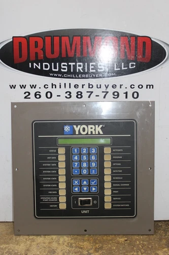 YORK KEYPAD CHILLER CONTROL PANEL YK-024-34930-000 CM4027-SYT2LY-HR90-R17D