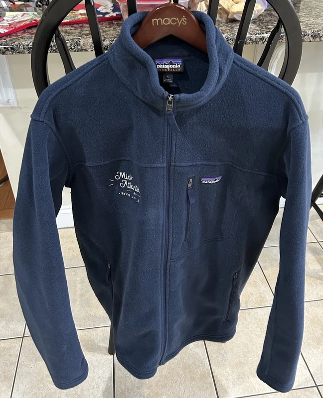 patagonia classic fleece corporate logo jacket