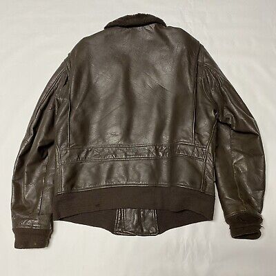 Vintage Military G-1 Leather Bomber Jacket Star Sportswear Vintage Military G-1 Leather Bomber Jacket Star Sportswear