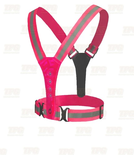 LED Reflective Running Vest Light For Night Jogging And Cycling Traffic Safety - Picture 20 of 23